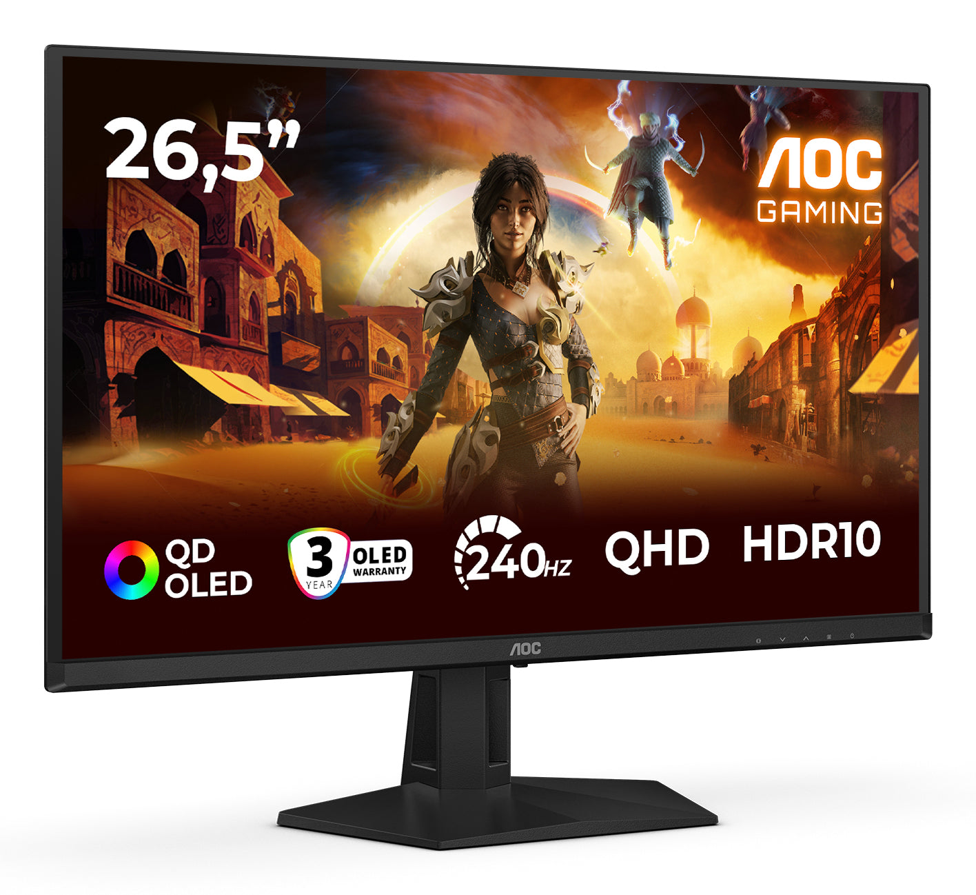 AOC Q27G41ZDF 26.5" QHD 240Hz QD-OLED Gaming Monitor (Black)