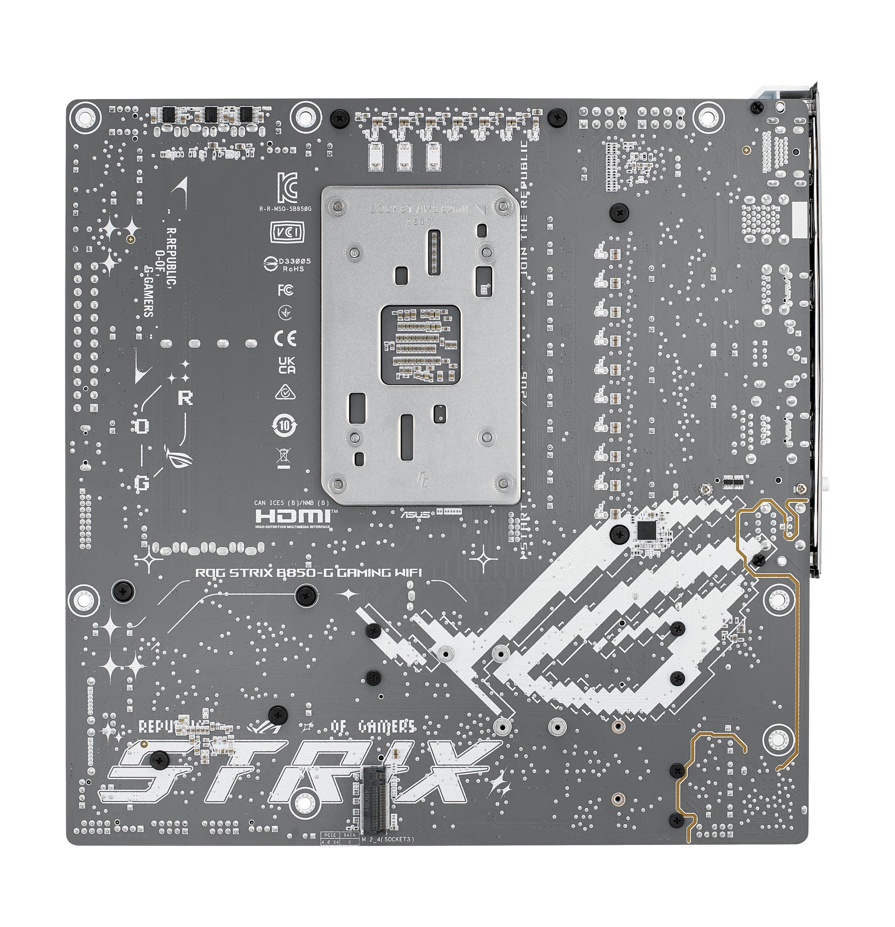 ASUS ROG Strix B850-G Gaming Wi-Fi Micro ATX Motherboard AM5 DDR5 White