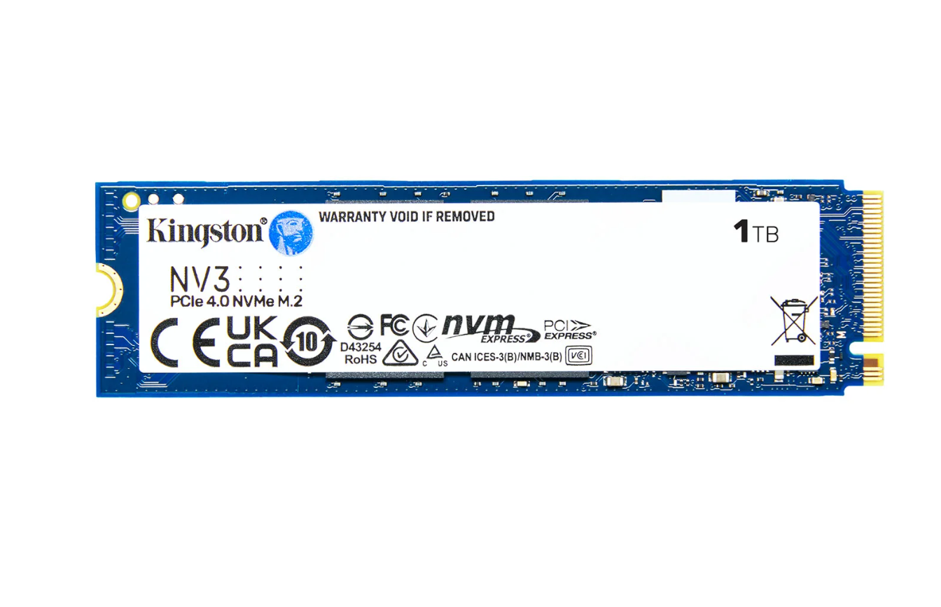 Kingston NV3 1TB PCIe 4.0 NVMe M.2 SSD