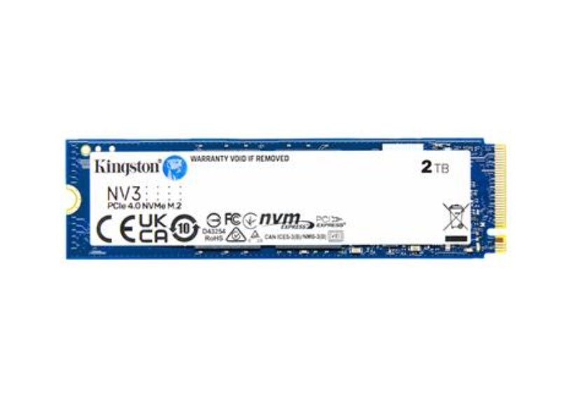 Kingston NV3 2TB M.2 NVMe PCIe 4.0 Solid State Drive - Kingston | TechFinder UK