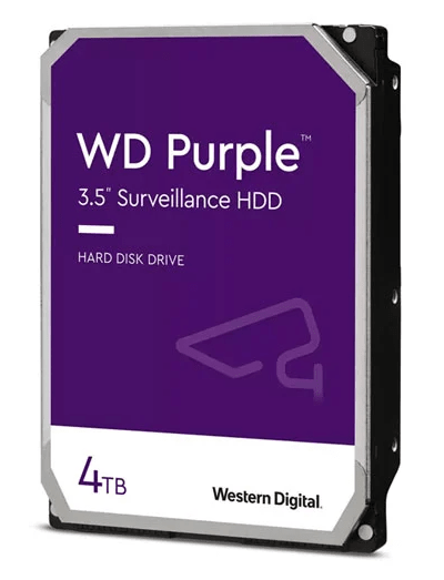 Western Digital Purple 4TB Surveillance 3.5" SATA Hard Drive - Western Digital | TechFinder UK
