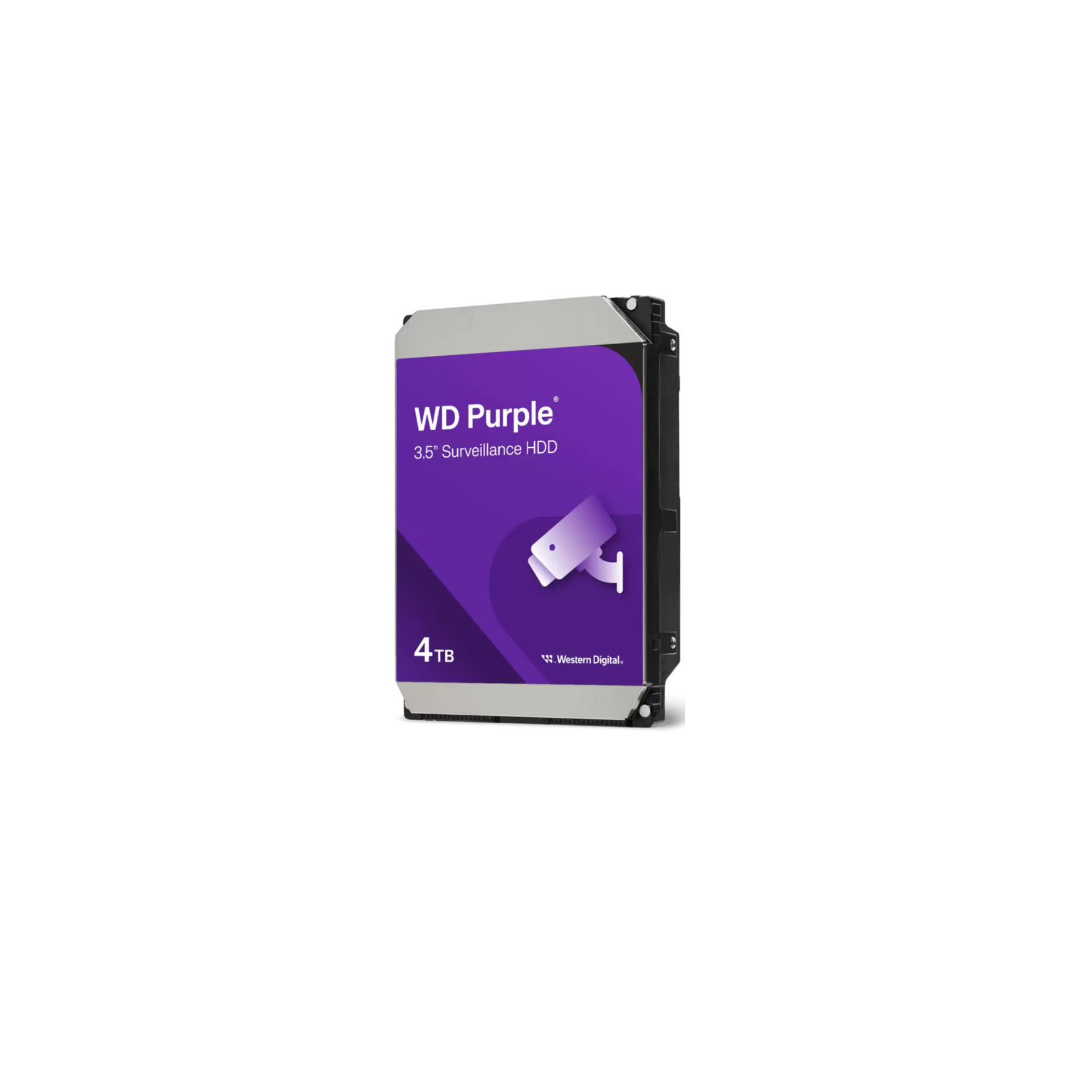 WD Purple 4TB 3.5" Surveillance Hard Drive SATA 6Gb/s 128MB 5400RPM - WD44PURZ