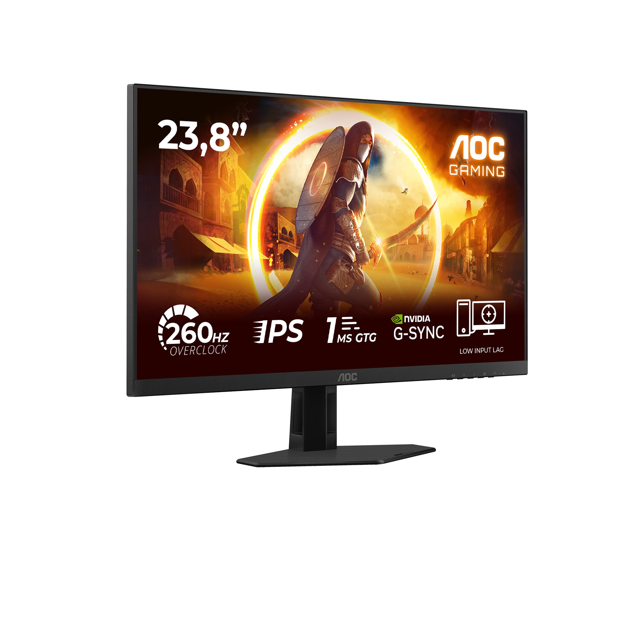 AOC 24G4ZRE 23.8" FHD 240Hz Fast IPS Gaming Monitor - AOC | TechFinder UK