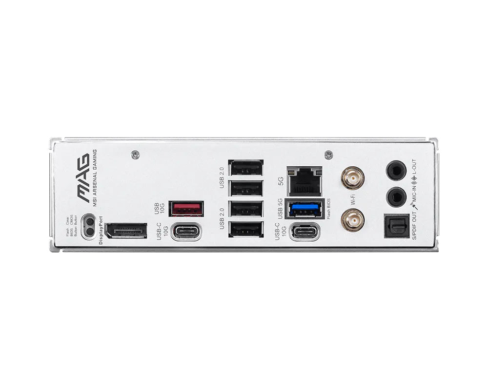 MSI MAG B850 Gaming Plus Max Wi-Fi ATX Motherboard AM5 DDR5 White