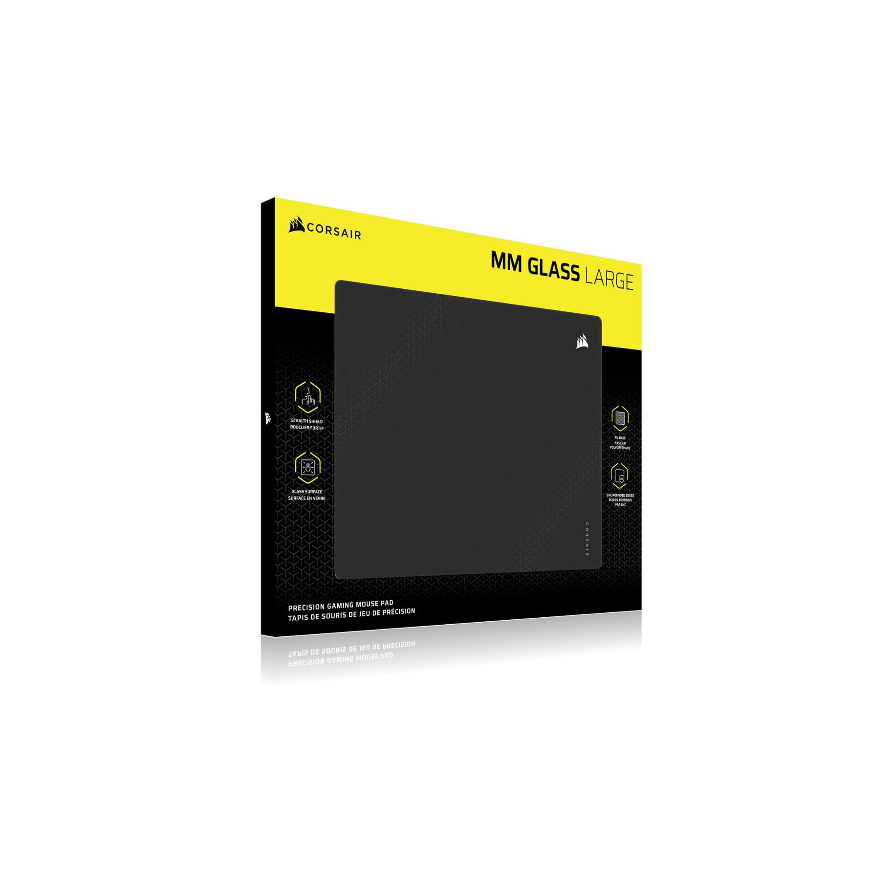Corsair MM Glass Large Precision Gaming Mouse Pad Black