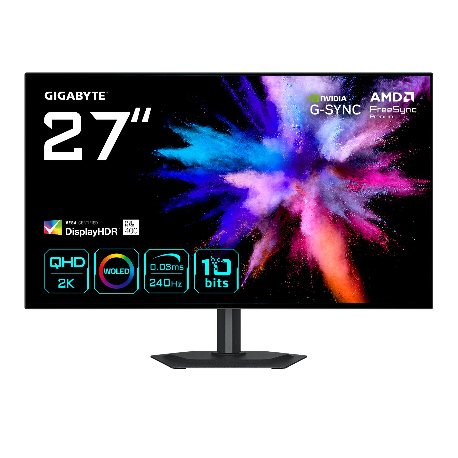 Gigabyte GO27Q24G 27" QHD 240Hz WOLED Gaming Monitor (Black)