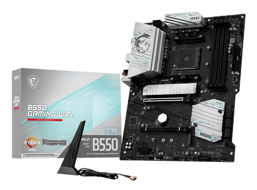 MSI B550 Gaming WiFi AM4 ATX Motherboard - MSI | TechFinder UK