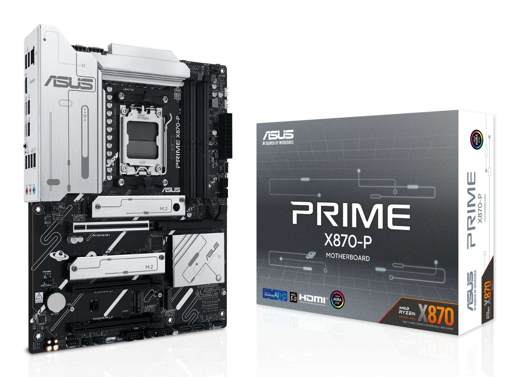 ASUS PRIME X870 - P X870 AM5 ATX Motherboard - ASUS | TechFinder UK