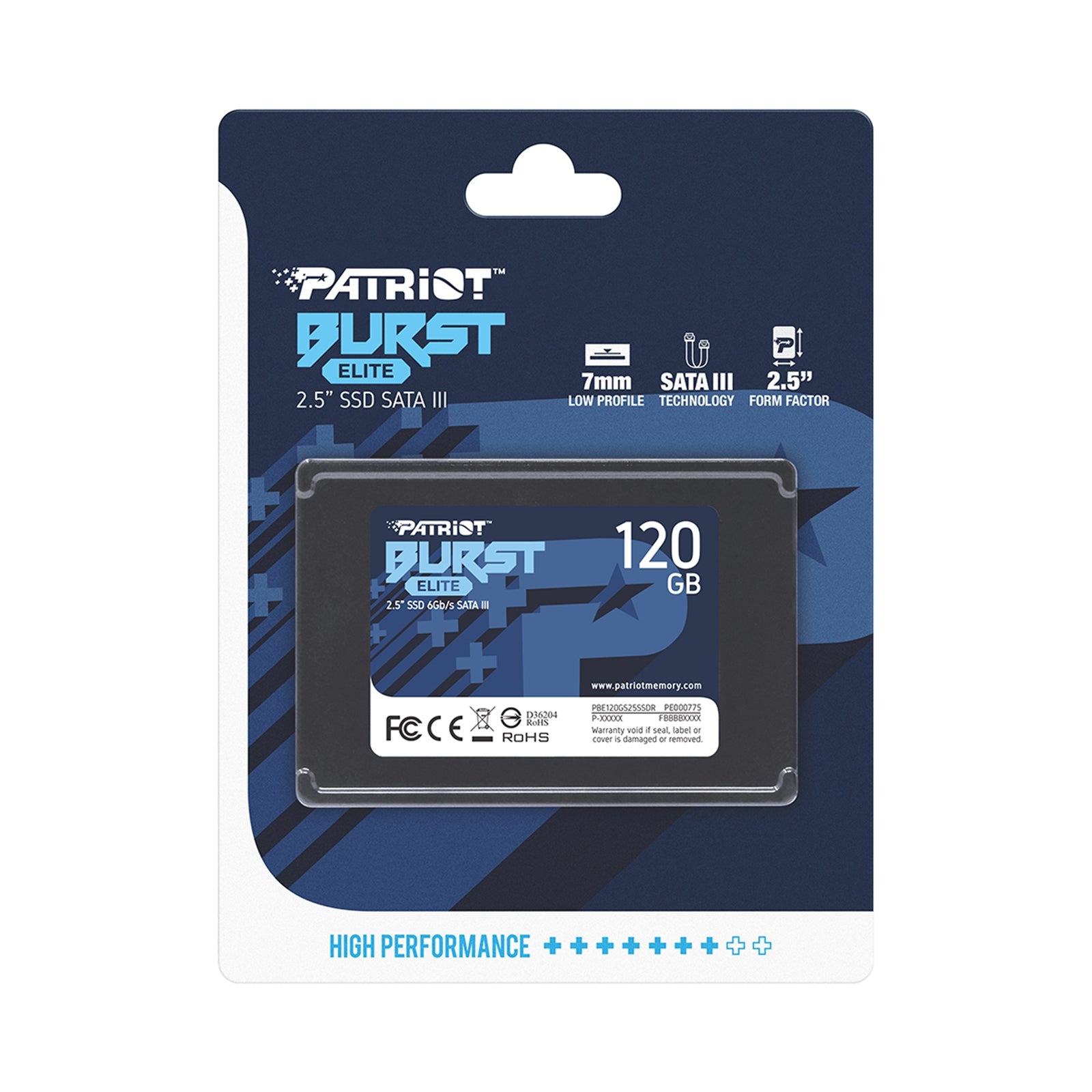 Patriot Elite (PBE120GS25SSDR) 120GB 2.5 Inch SSD