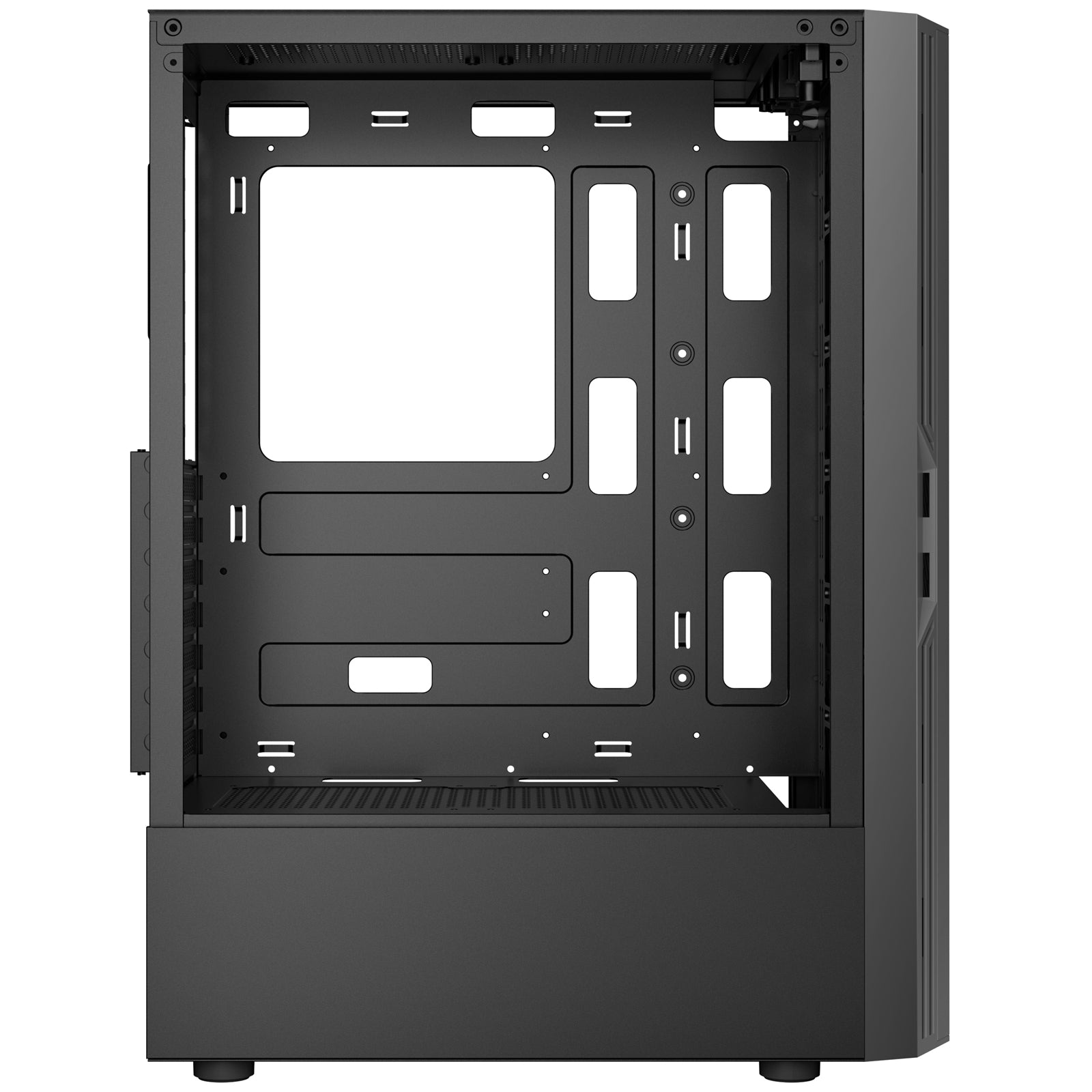  Slanted Bar & Mesh Design for Massive Airflow