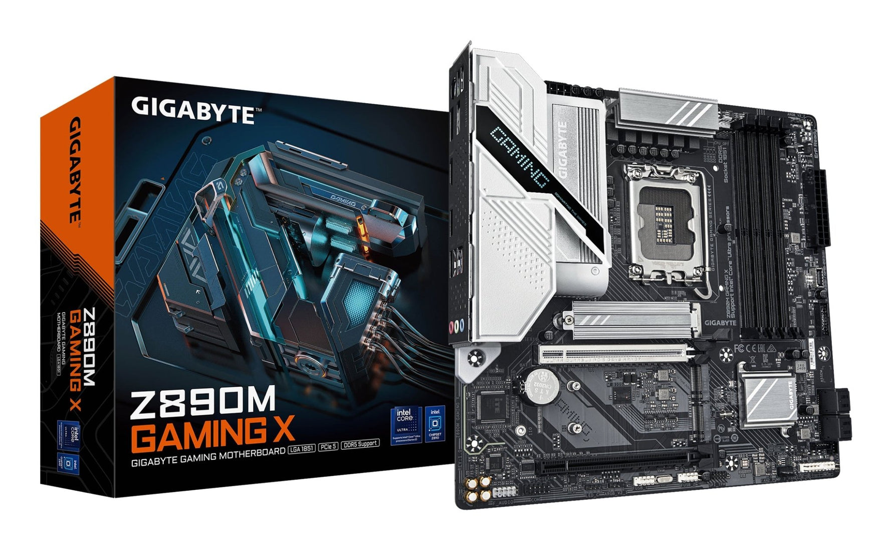 Gigabyte Z890M Gaming X Z890 LGA1851 mATX - GIGABYTE | TechFinder UK