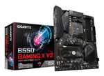 GIGABYTE B550 Gaming X V2 Motherboard - AMD Ryzen 5000 CPUs, 10+3 Phases VRM, up to 4733MHz DDR4, 1xPCIe 4.0 + 1xPCIe 3.0 M.2, 1GbE LAN, USB 3.2 Gen 2 - GIGABYTE | TechFinder UK