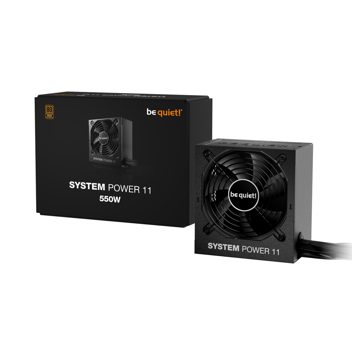 be quiet! System Power 11 550W is ATX 3.1 compliant and PCIe 5.1 compatible