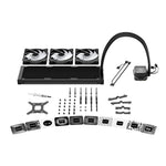  Stylish ARGB cooling block featuring 10 included lighting foils