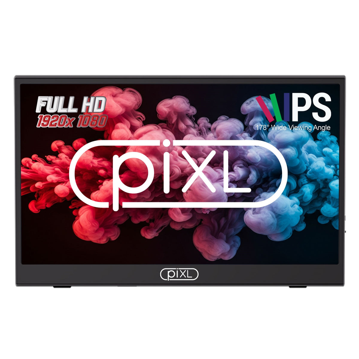 piXL PM156C 15.6 Inch 60Hz Full HD IPS Widescreen Portable Monitor with USB-C