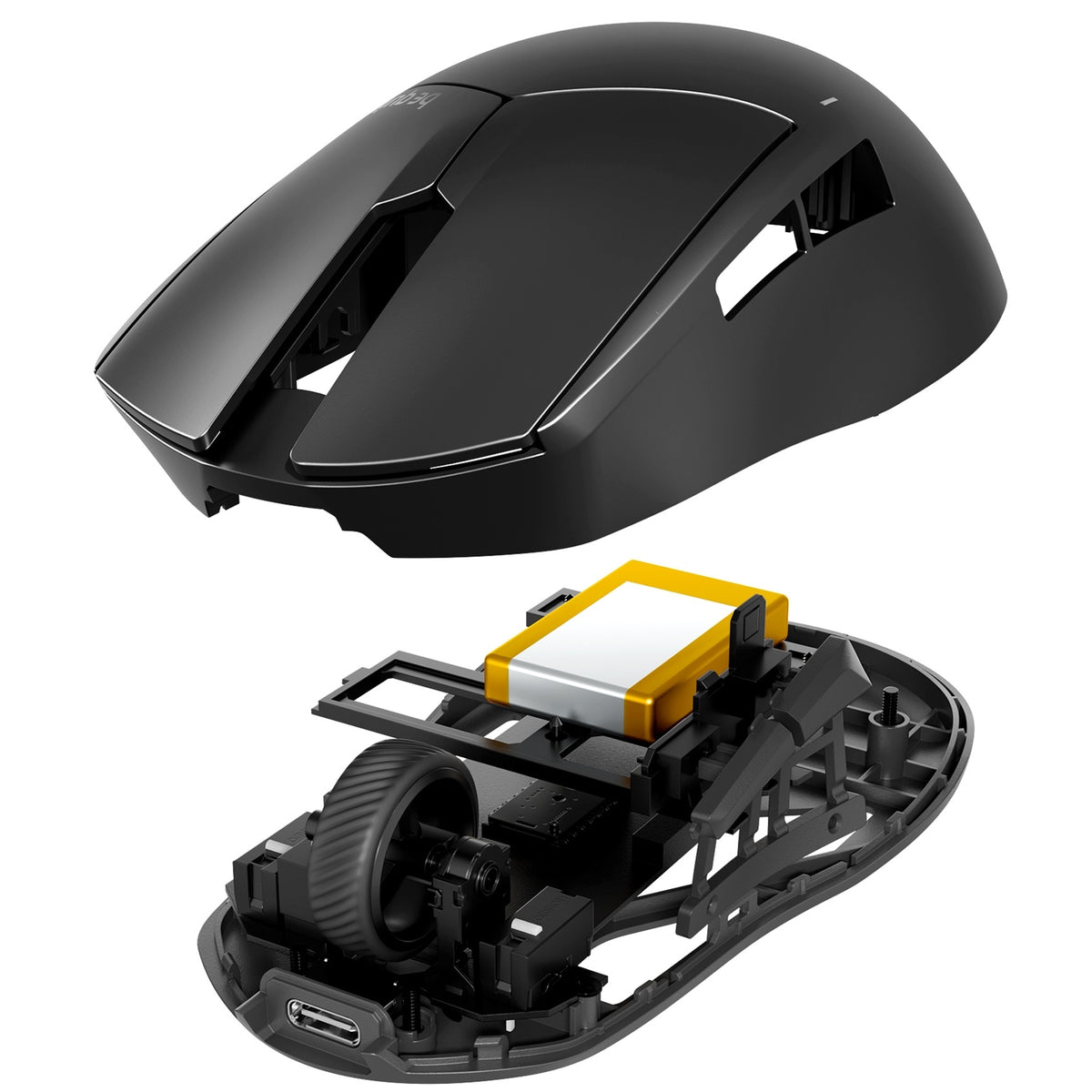 be quiet! Dark Perk Ergo Lightweight Ergonomic 32000dpi Wireless Gaming Mouse with 2.4GHz Wireless