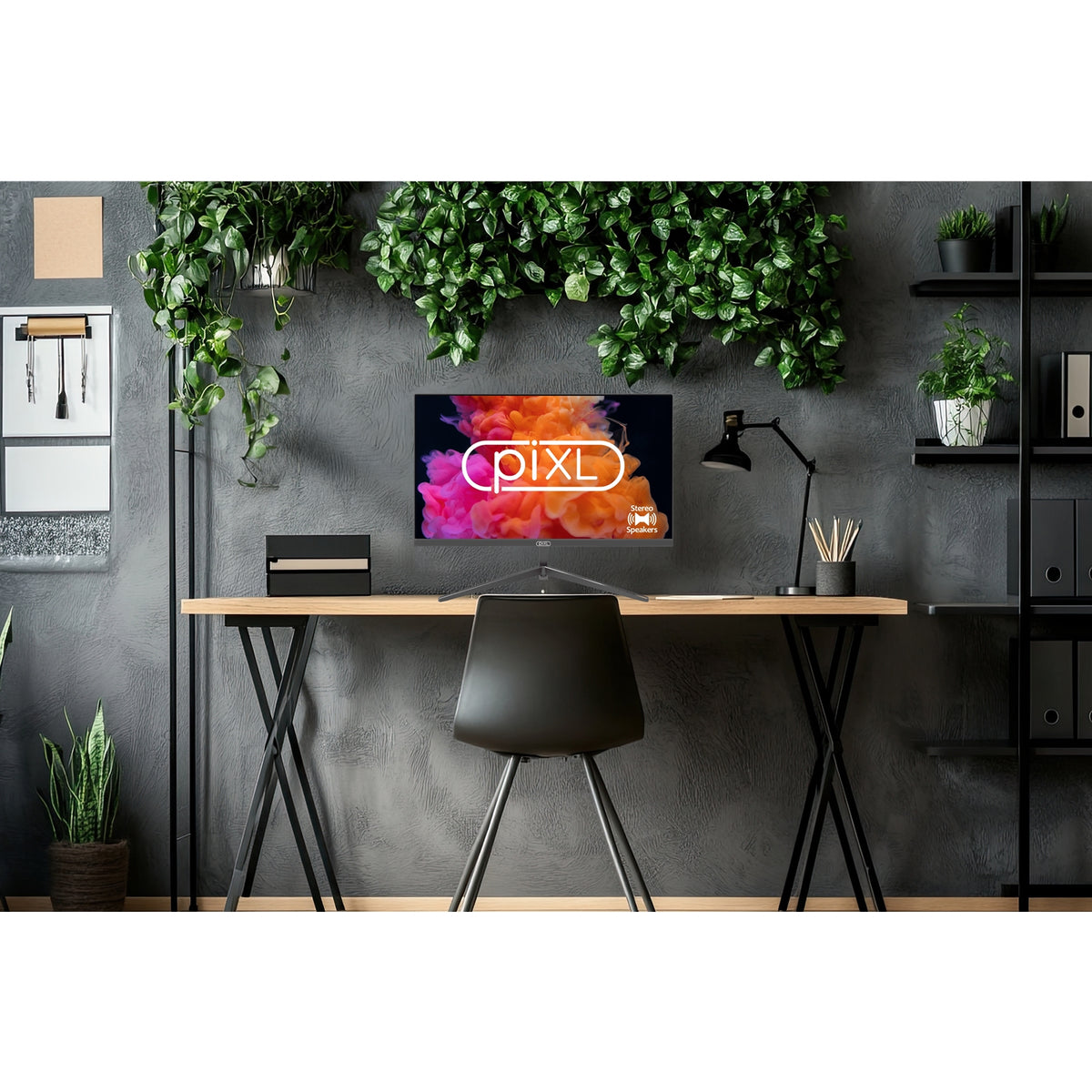 piXL PXD24VH 24 Inch Full HD 60Hz Widescreen Monitor with 1920 x 1080 Resolution