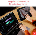 Verbatim Portable 15.6" FHD Touch Monitor ALU