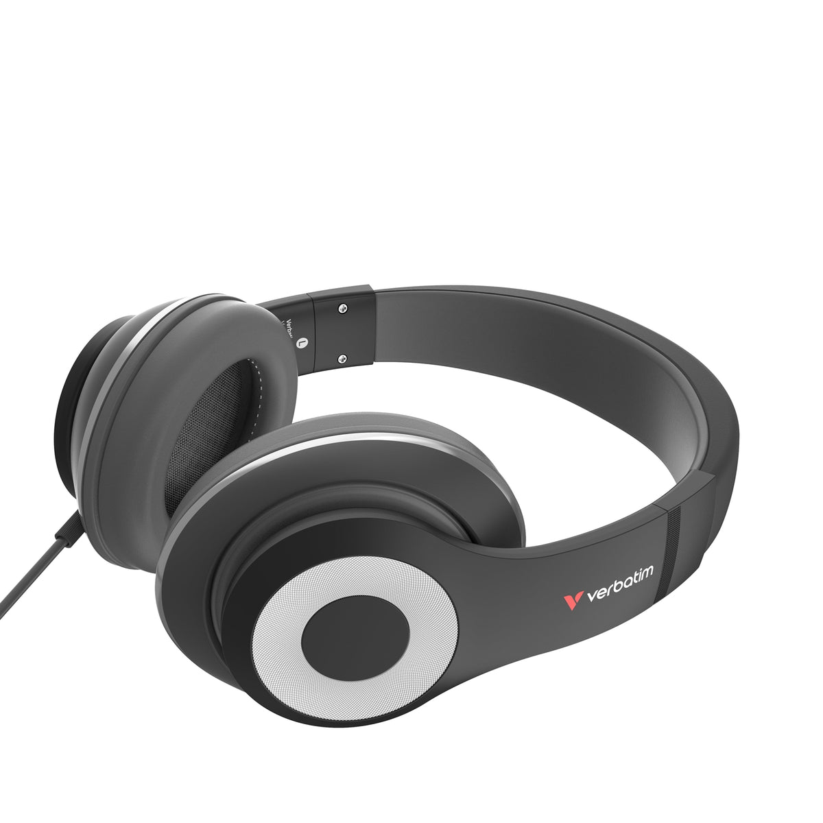 Verbatim TruSound USB-C Over-Ear Headset With In-Line Microphone