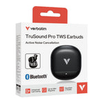 Verbatim TruSound Pro Earbuds Active Noise Cancelling + Environmental Noise Cancelling