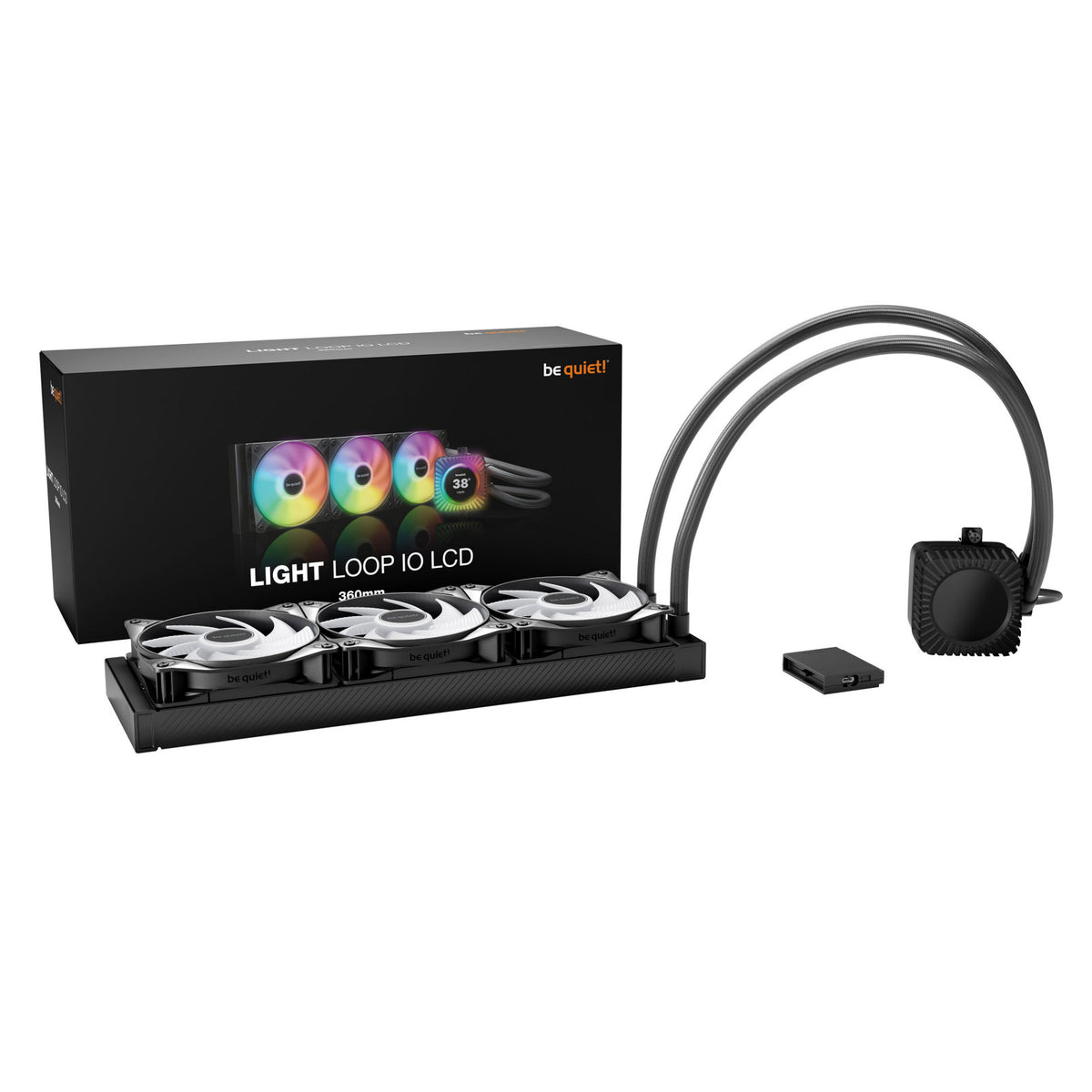 be quiet! Light Loop IO LCD 360mm Black AIO CPU Liquid Cooler