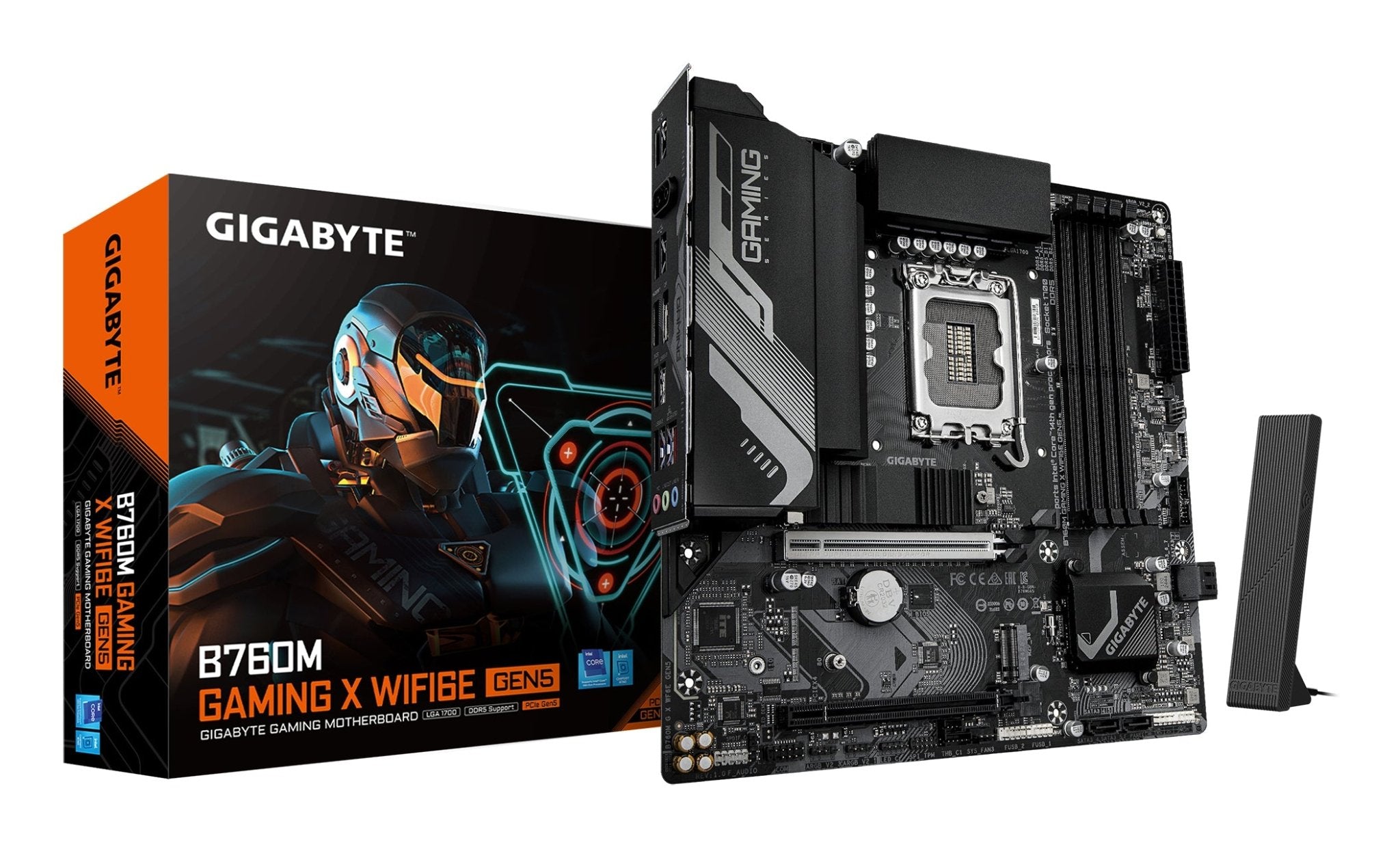 Gigabyte B760M Gaming X WiFi6E Gen5 LGA1700 Micro ATX Motherboard - Gigabyte | TechFinder UK