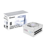Gigabyte Aorus Elite 850W 80+ Platinum Fully Modular ATX PSU (White) - GIGABYTE | TechFinder UK