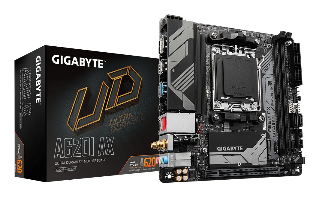 GIGABYTE A620I AX Motherboard - GIGABYTE | TechFinder UK