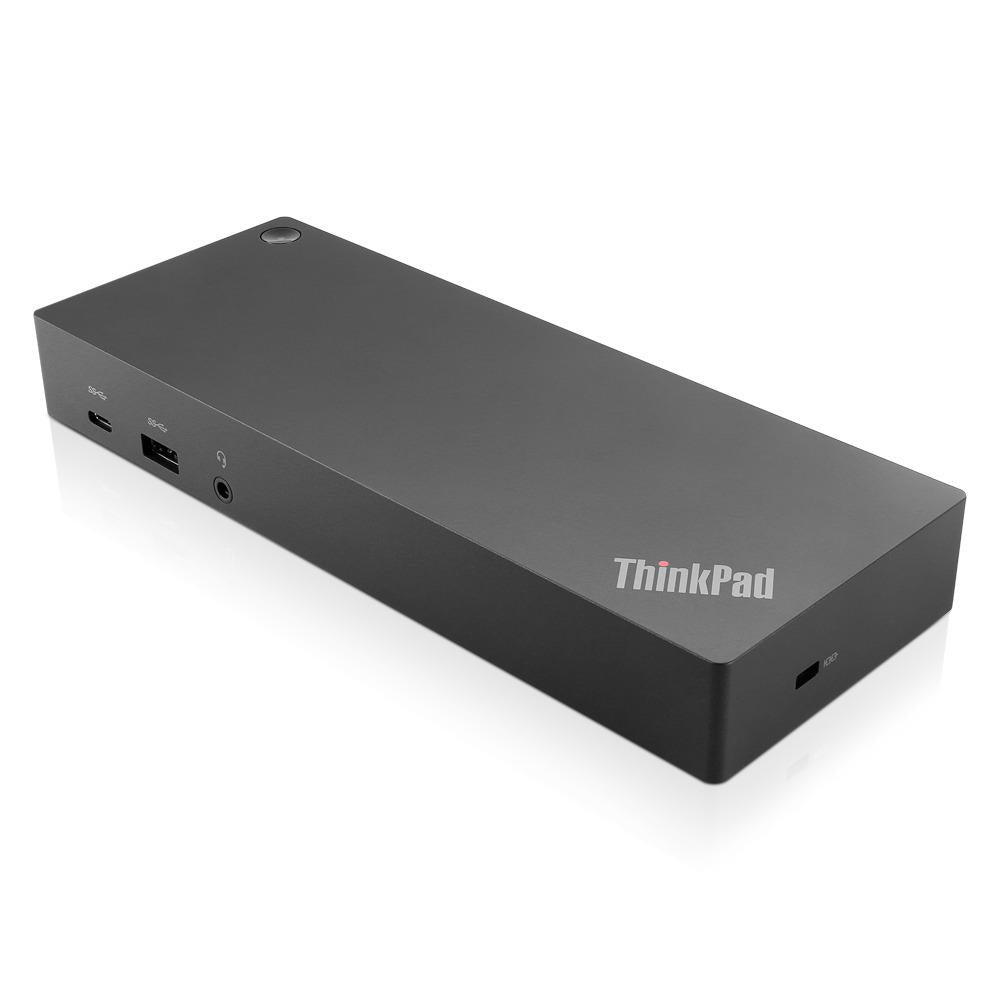 Lenovo 40AF0135UK laptop dock/port replicator Wired USB 3.2 Gen 1 (3.1 Gen 1) Type - C Black - Lenovo | TechFinder UK