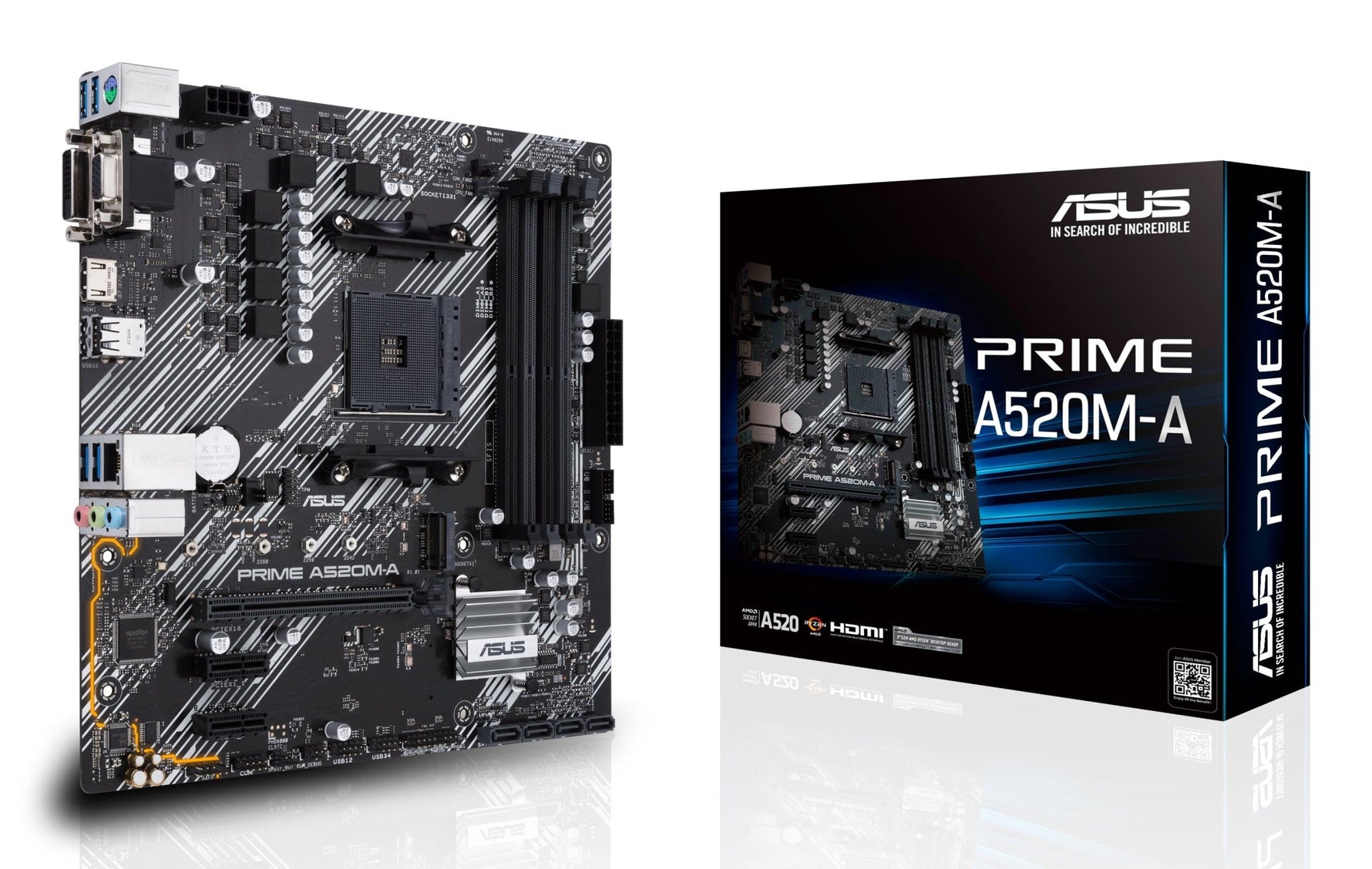 ASUS PRIME A520M - A II/CSM A520 AM4 mATX Motherboard - ASUS | TechFinder UK