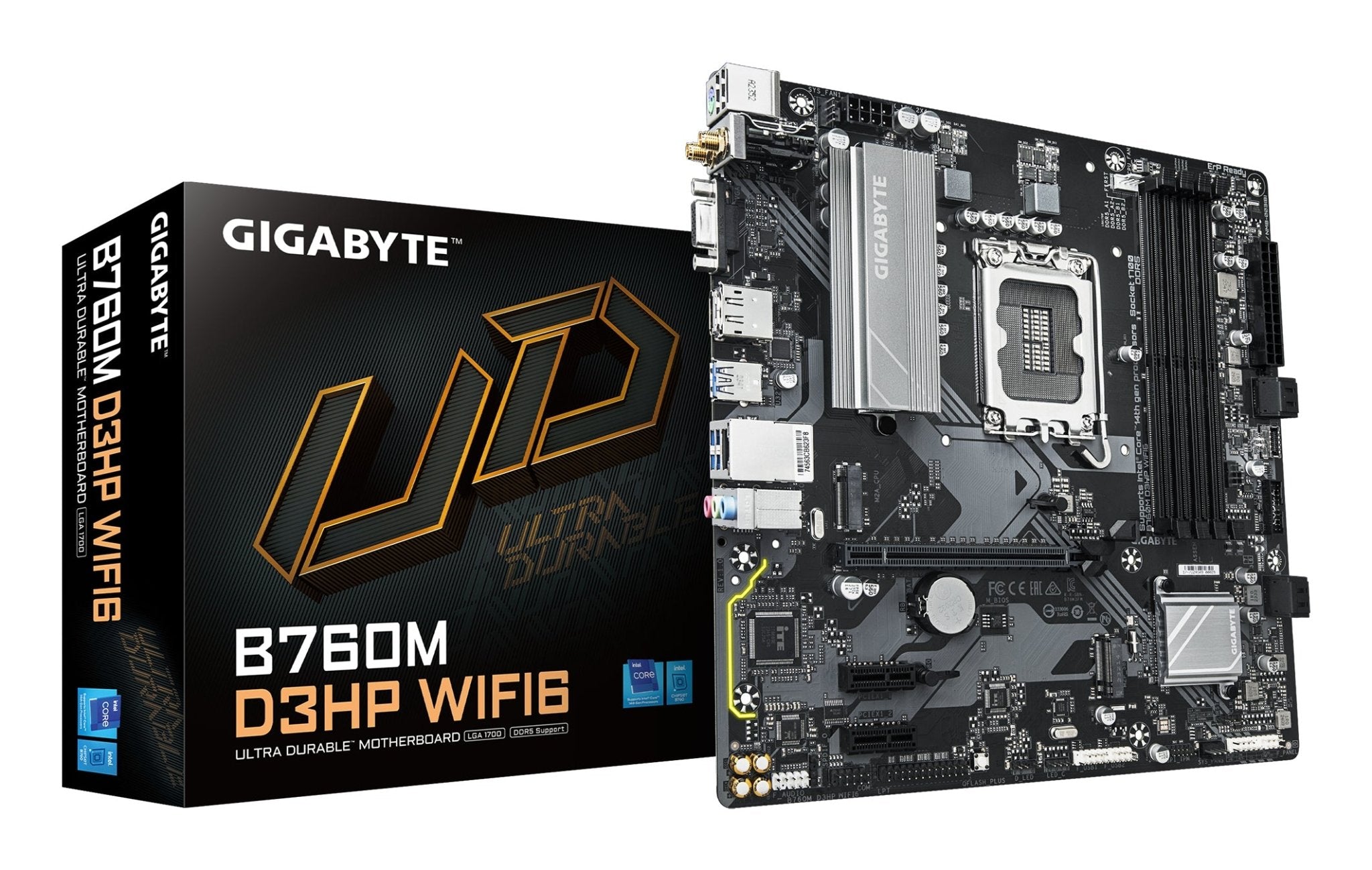 Gigabyte B760M D3HP WiFi6 LGA1700 Micro ATX Motherboard - GIGABYTE | TechFinder UK