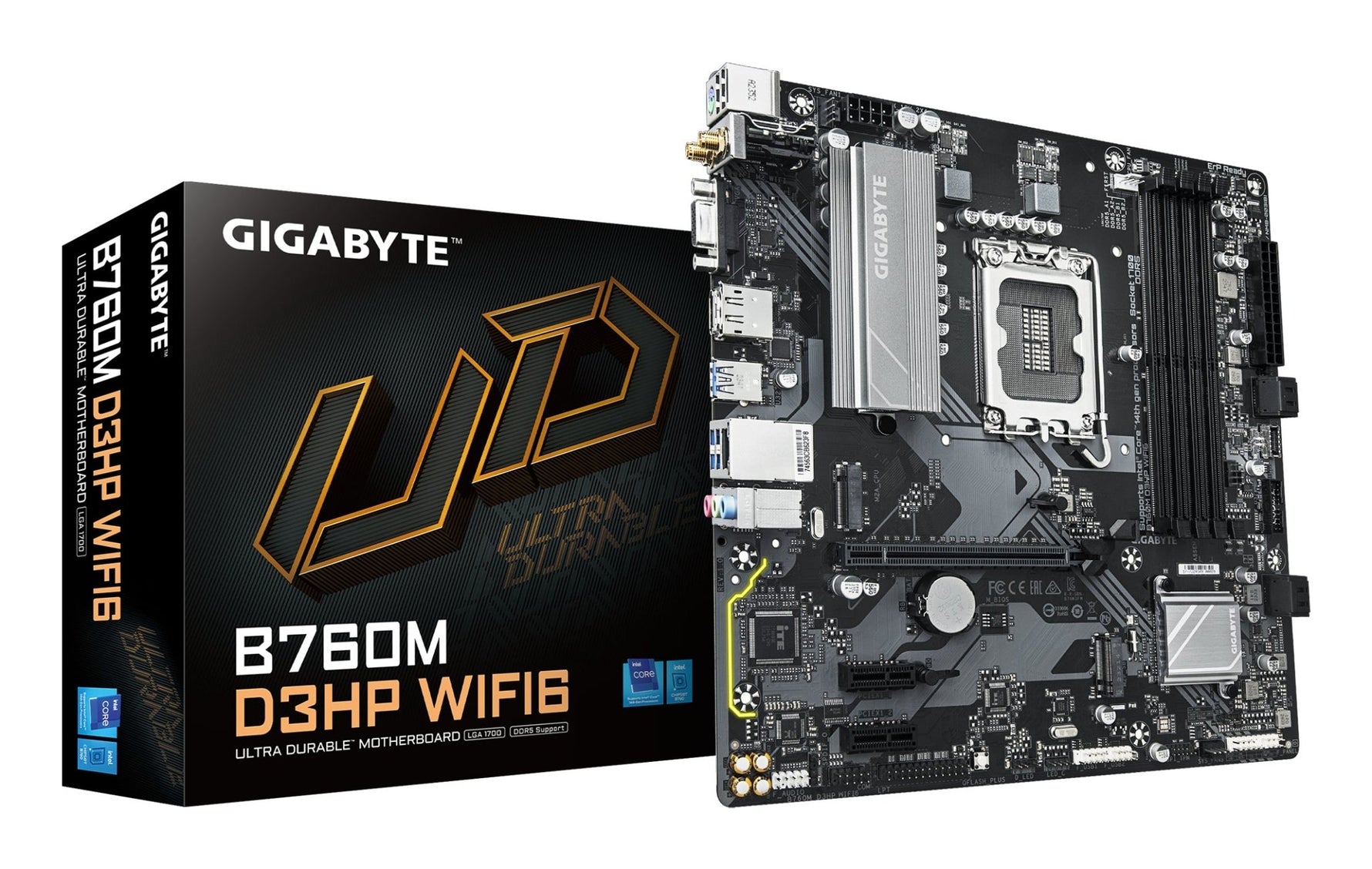 Gigabyte B760M D3HP WiFi6 LGA1700 Micro ATX Motherboard - GIGABYTE | TechFinder UK