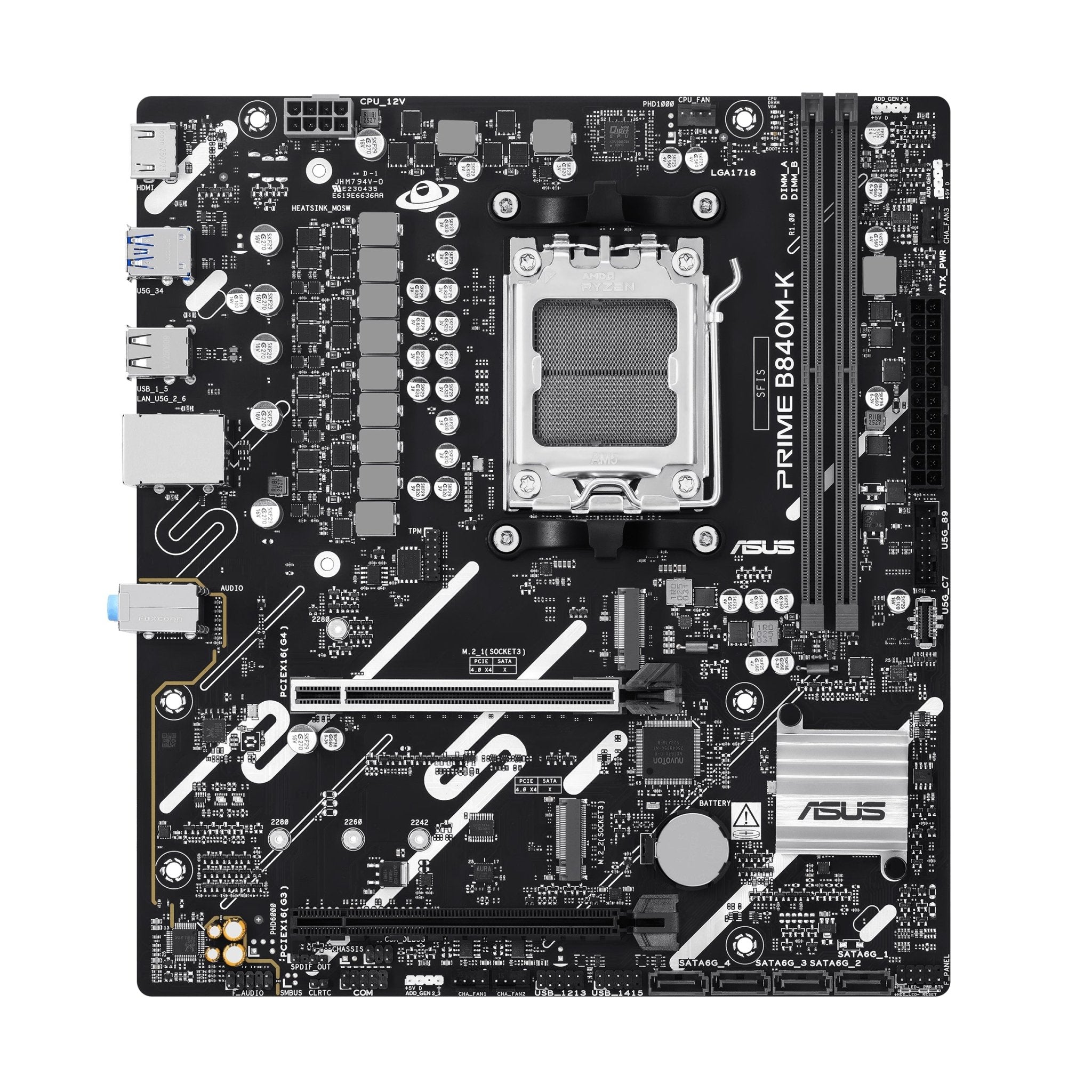 ASUS PRIME B840M - K AM5 Micro ATX Motherboard - ASUS | TechFinder UK