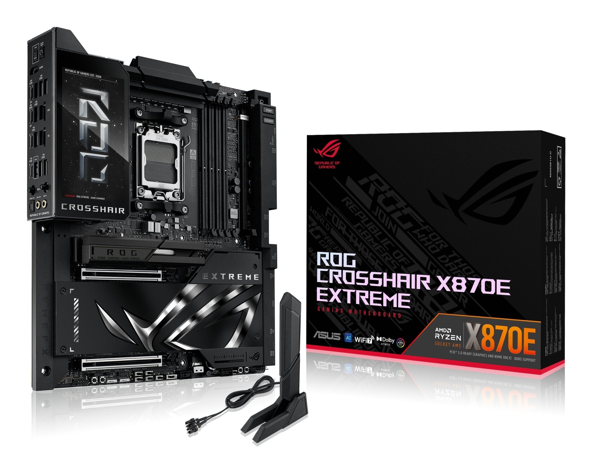 ASUS ROG Crosshair X870E Extreme AM5 EATX Motherboard - ASUS | TechFinder UK