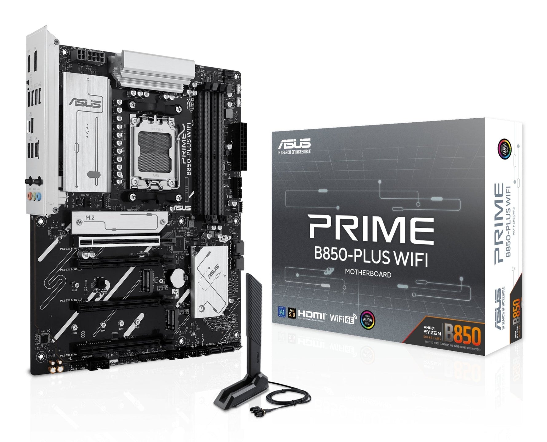 ASUS PRIME B850 - PLUS WiFi AM5 ATX Motherboard - ASUS | TechFinder UK