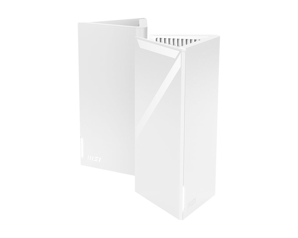 MSI Roamii BE Lite Mesh System 2 - pack Dual - band (2.4 GHz / 5 GHz) Wi - Fi 7 (802.11be) White 3 Internal - MSI | TechFinder UK
