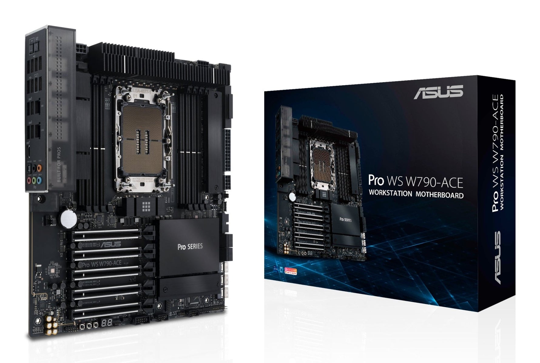 ASUS PRO WS W790 - ACE Intel W790 LGA 4677 (Socket E) SSI CEB - ASUS | TechFinder UK