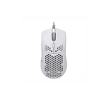 Tecware Exo Elite Wired USB Gaming Mouse, PixArt 3389, 16000 DPI Native, 400 IPS, 1000Hz, Huano Switches 20M Clicks, 11 RGB Modes, 69g Honeycomb, 1.8m Paracord, White