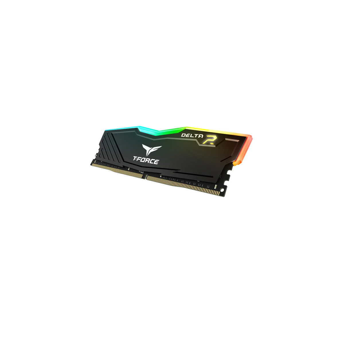 TEAMGROUP T-FORCE DELTA RGB 32GB (2×16GB) DDR4 3200MHz CL16 Desktop Memory Kit – Black