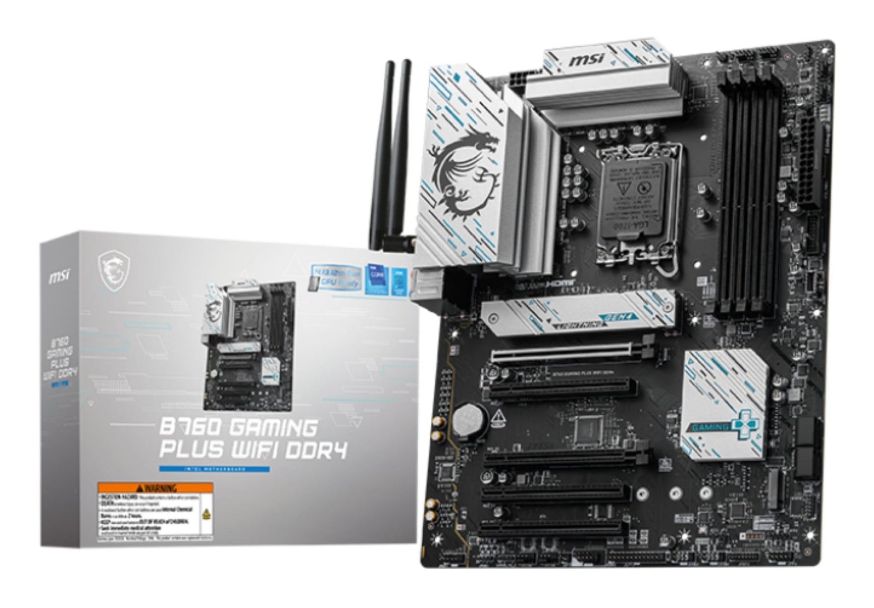 MSI B760 GAMING PLUS WIFI DDR4 B760 LGA1700 ATX Motherboard - MSI | TechFinder UK