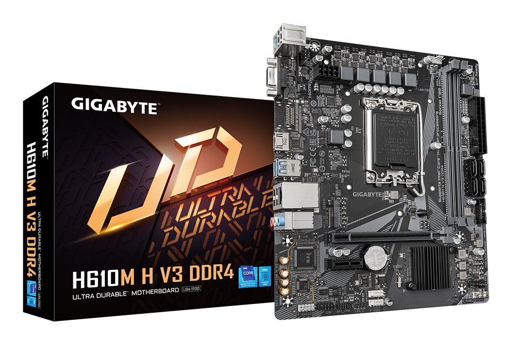 GIGABYTE H610M H V3 DDR4 H610 LGA1700 mATX Motherboard - GIGABYTE | TechFinder UK