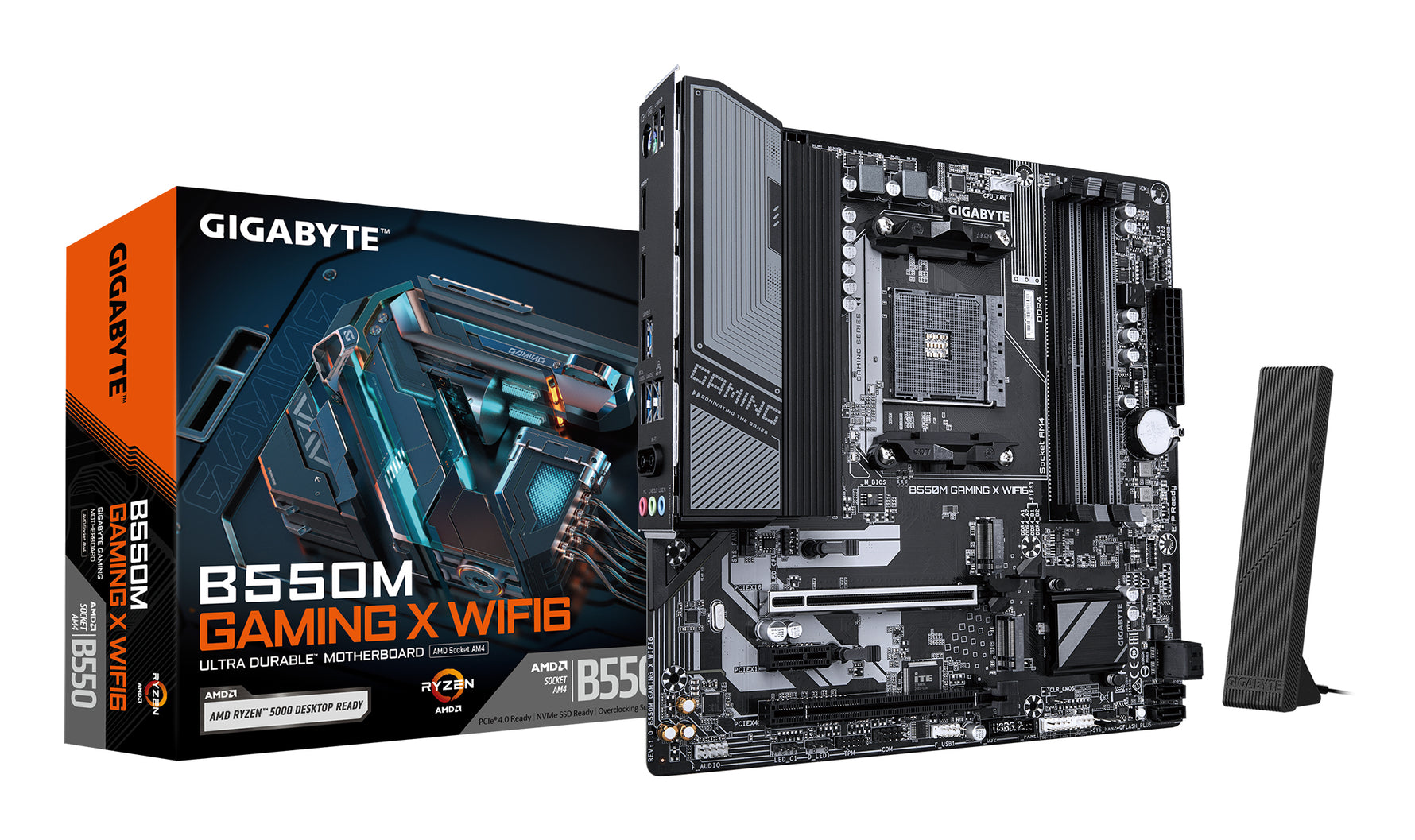 Gigabyte B550M Gaming X WiFi6 AM4 Micro ATX Motherboard