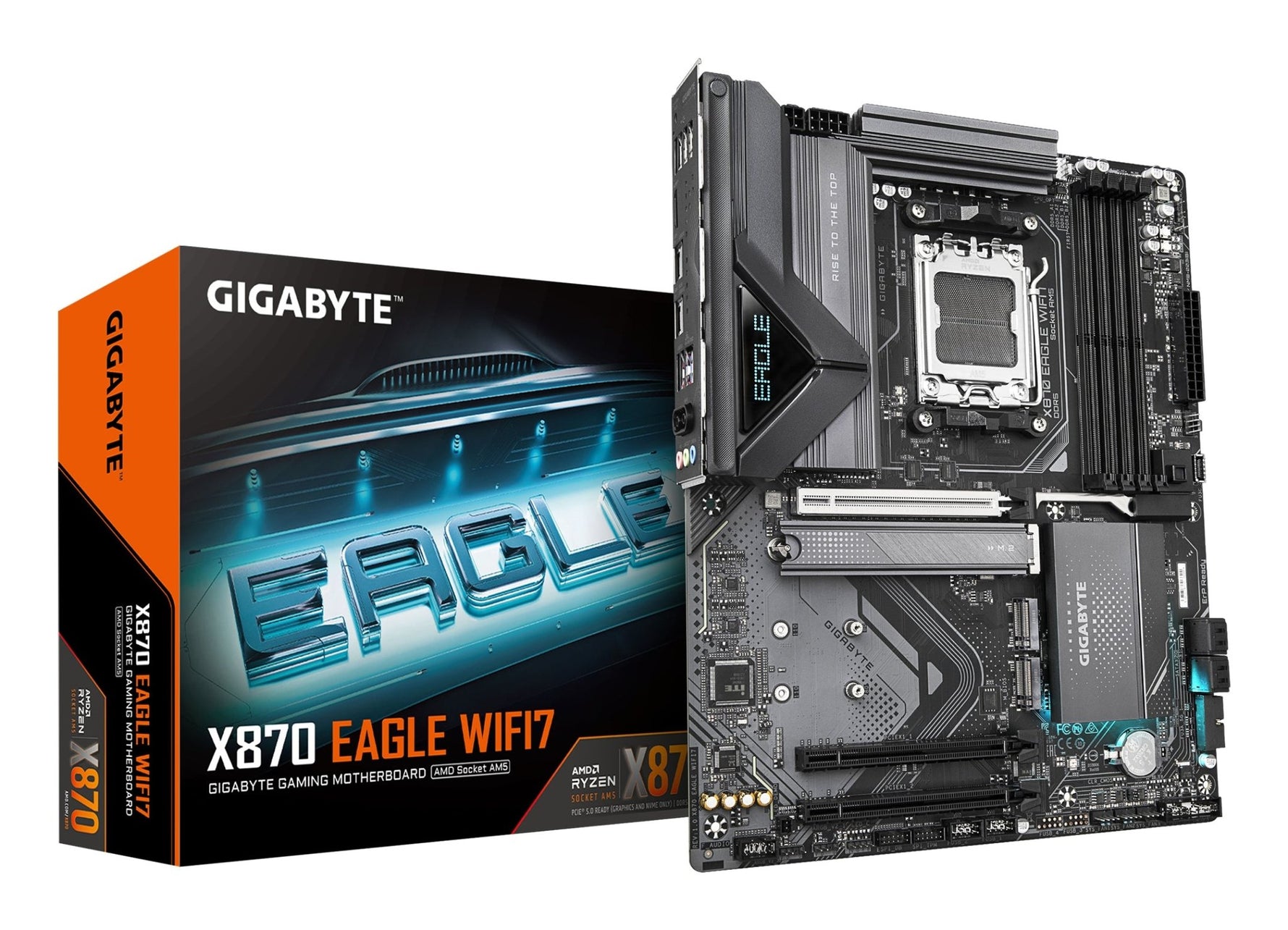 Gigabyte X870 Eagle WiFi7 X870 AM5 ATX - GIGABYTE | TechFinder UK