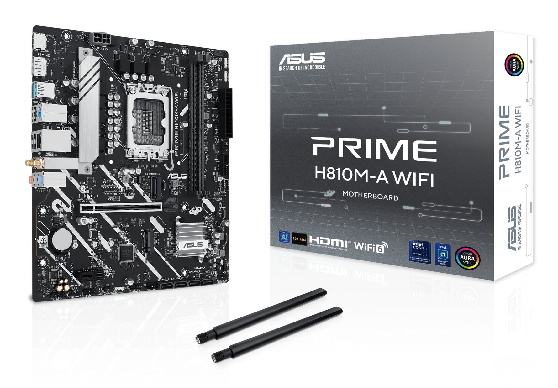 ASUS PRIME H810M-A WiFi LGA1851 Micro ATX Motherboard
