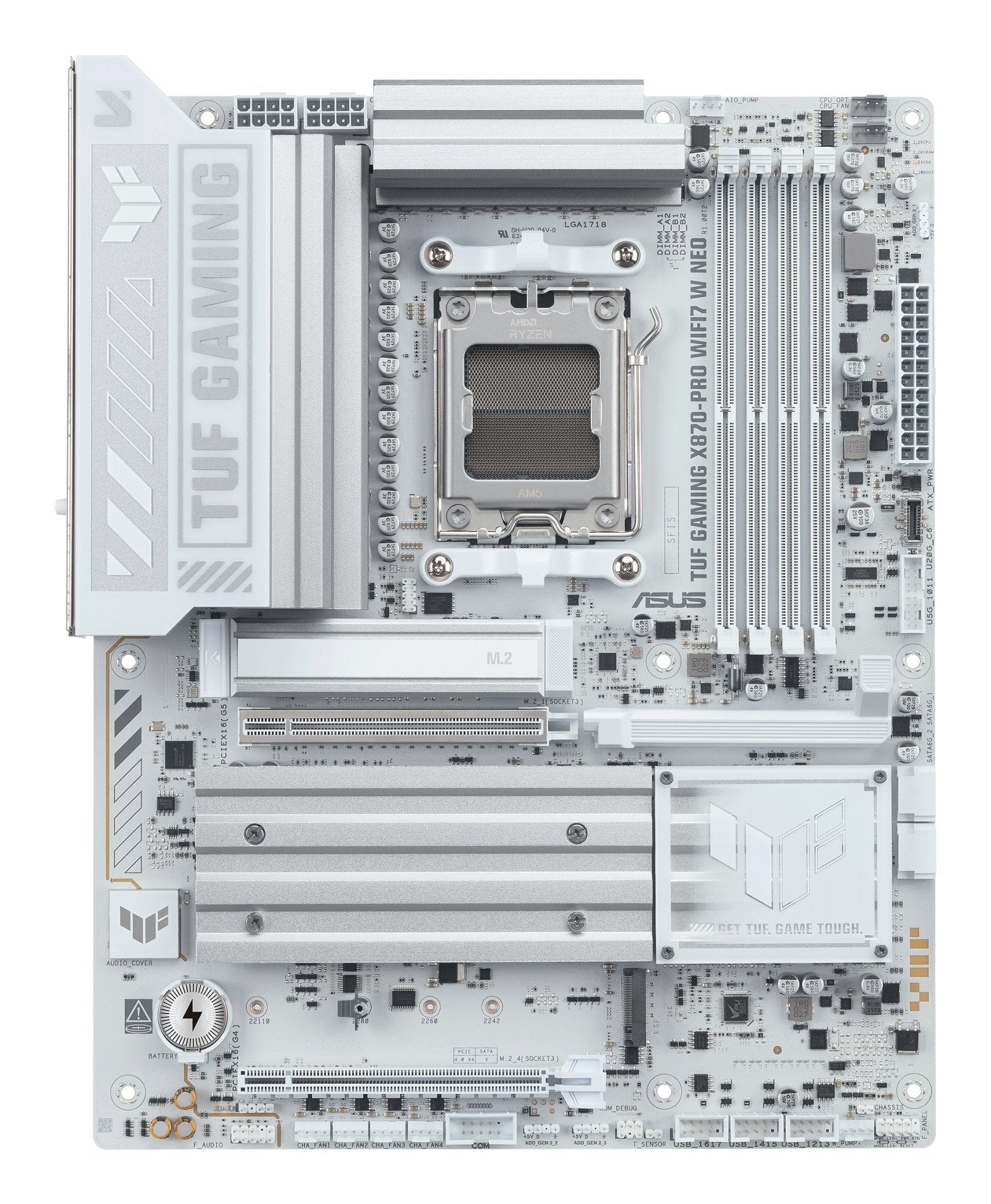 ASUS TUF Gaming X870 - Pro WiFi7 W Neo AM5 ATX Motherboard - ASUS | TechFinder UK