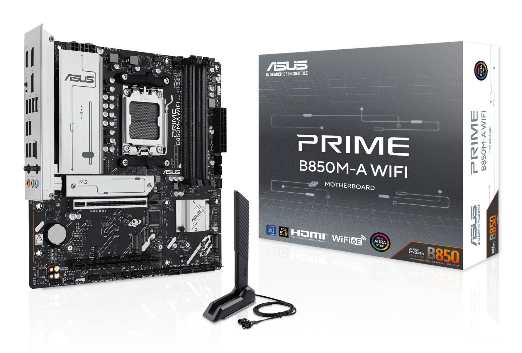 ASUS PRIME B850M - A WIFI AMD B850 Socket AM5 micro ATX - ASUS | TechFinder UK