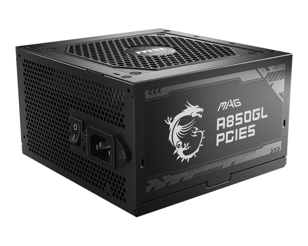 MSI MAG A850GL 850W 80+ Gold Fully Modular ATX PSU (PCIe 5.0) - MSI | TechFinder UK