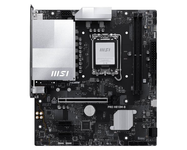 MSI PRO H810M - B LGA1851 Micro ATX Motherboard - MSI | TechFinder UK