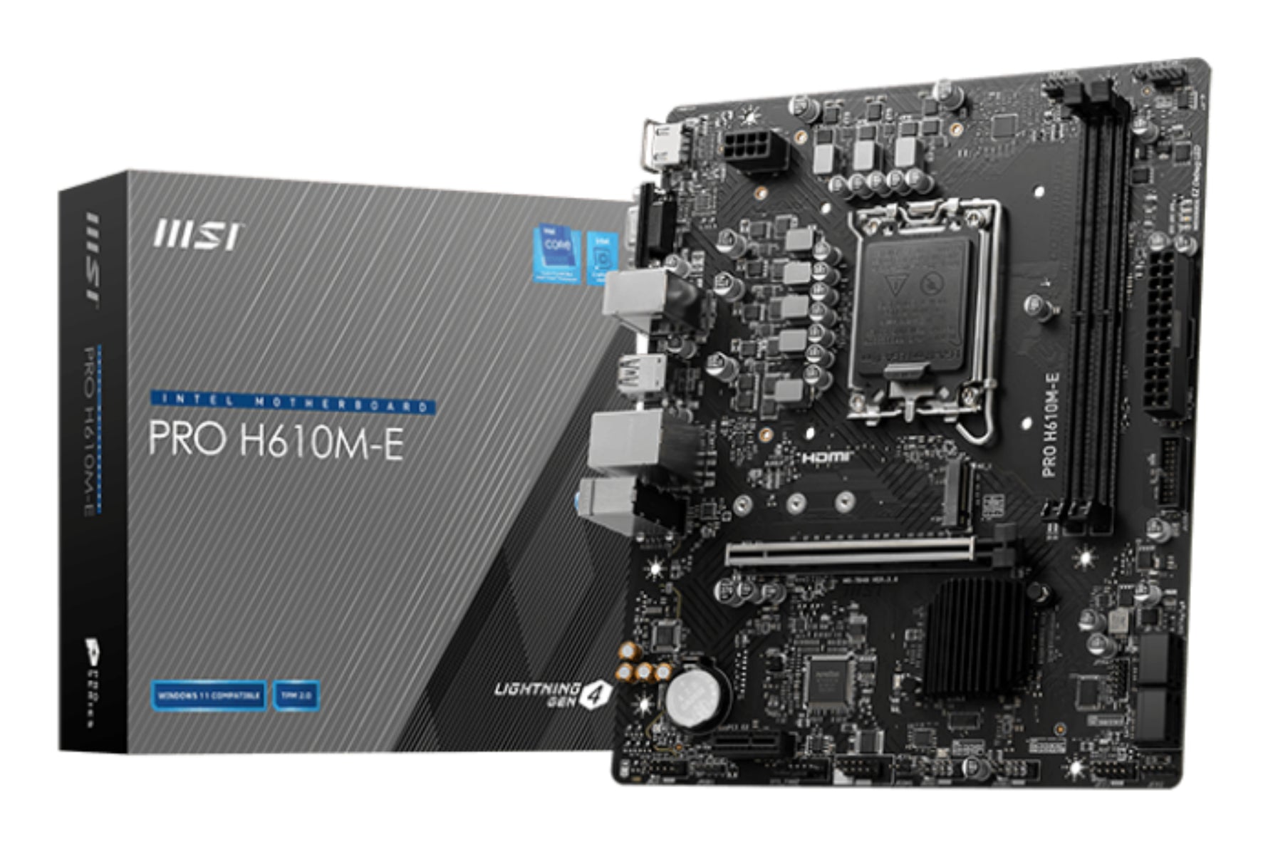 MSI PRO H610M - E LGA1700 Micro ATX Motherboard - MSI | TechFinder UK