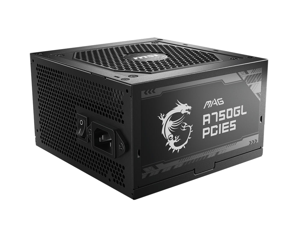 MSI MAG A750GL 750W 80+ Gold Fully Modular ATX PSU (PCIe 5.0) - MSI | TechFinder UK